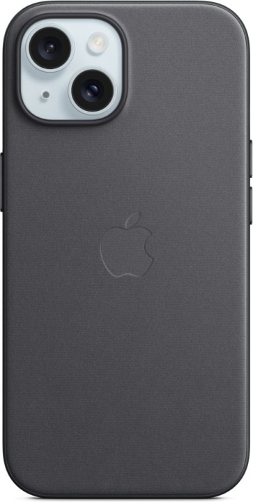 Apple iPhone 15 FineWoven fodral med MagSafe, svart i gruppen SMARTPHONES & TABLETS / Mobil Beskyttelse / Apple / iPhone 15 hos TP E-commerce Nordic AB (C48022)