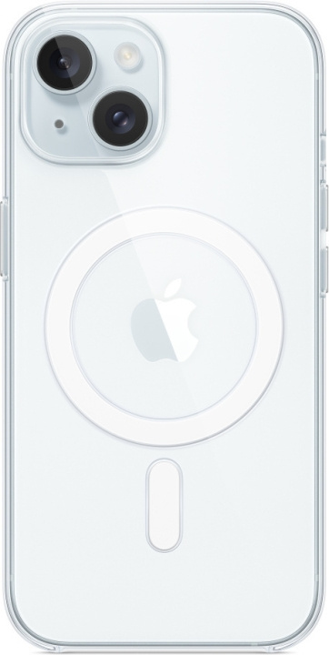 Apple iPhone 15 genomskinligt fodral med MagSafe, transparent i gruppen SMARTPHONES & TABLETS / Mobil Beskyttelse / Apple / iPhone 15 hos TP E-commerce Nordic AB (C48028)
