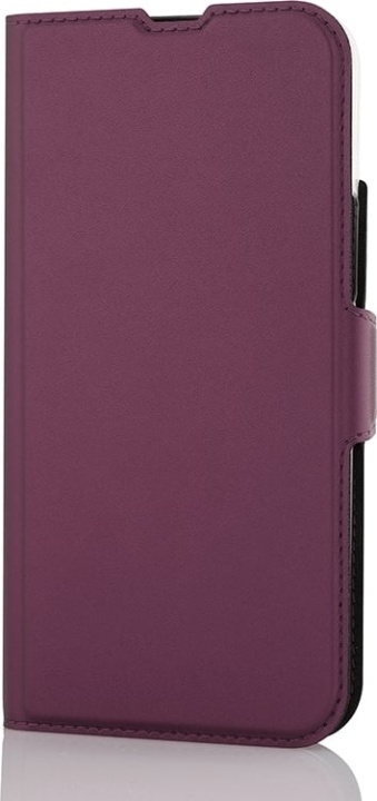 Wave BookCase -skyddshölje, MagSafe-kompatibel, iPhone 15 Plus, smoky sangria i gruppen SMARTPHONES & TABLETS / Mobil Beskyttelse / Apple / iPhone 15 hos TP E-commerce Nordic AB (C48034)