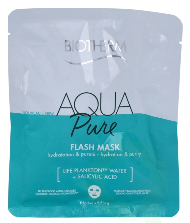Biotherm Aqua Pure Flash Mask 31 gr Hydration & Purity i gruppen SKØNHED & HELSE / Hudpleje / Ansigt / Masker hos TP E-commerce Nordic AB (C48430)
