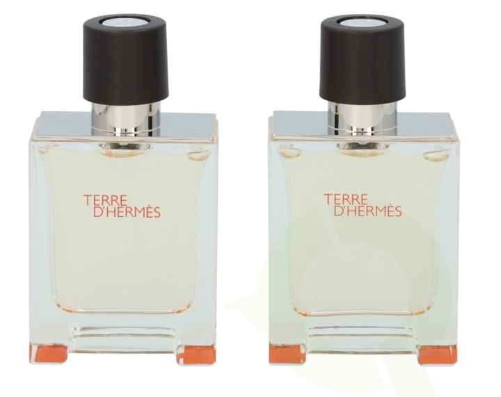 Hermes Terre D\'Hermes Duo Set 100 ml Edt Spray - 2 x 50ml i gruppen SKØNHED & HELSE / Duft & Parfume / Parfume / Parfume til hende hos TP E-commerce Nordic AB (C48584)