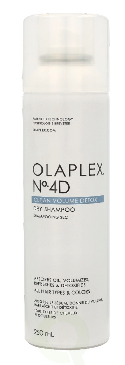 Olaplex No. 4D Clean Volume Detox Dry Shampoo 250 ml All Hair Types & Colors i gruppen SKØNHED & HELSE / Hår og styling / Hårpleje / Shampoo hos TP E-commerce Nordic AB (C48612)