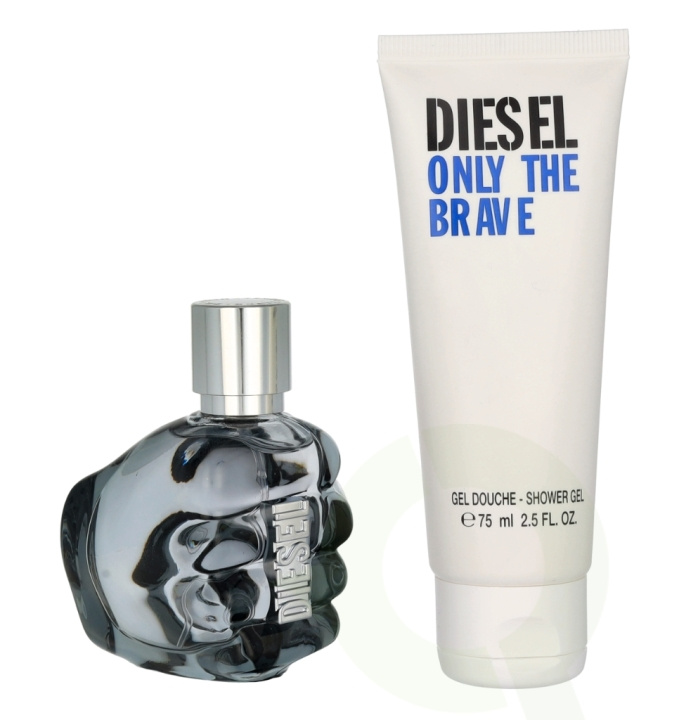 Diesel Only The Brave Pour Homme Giftset 110 ml Edt Spray 35ml/Shower Gel 75ml i gruppen SKØNHED & HELSE / Gaveæske / Gaveæske til ham hos TP E-commerce Nordic AB (C48619)