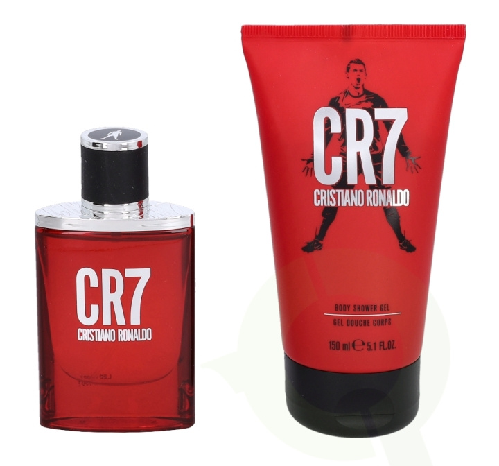 Cristiano Ronaldo CR7 Giftset 180 ml Edt Spray 30ml/Showergel 150ml i gruppen SKØNHED & HELSE / Gaveæske / Gaveæske til ham hos TP E-commerce Nordic AB (C48643)