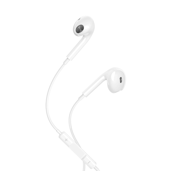 Maxlife wired earphones MXEP-04 USB-C white i gruppen HJEMMEELEKTRONIK / Lyd & billede / Hovedtelefoner & Tilbehør / Hovedtelefoner hos TP E-commerce Nordic AB (C48660)