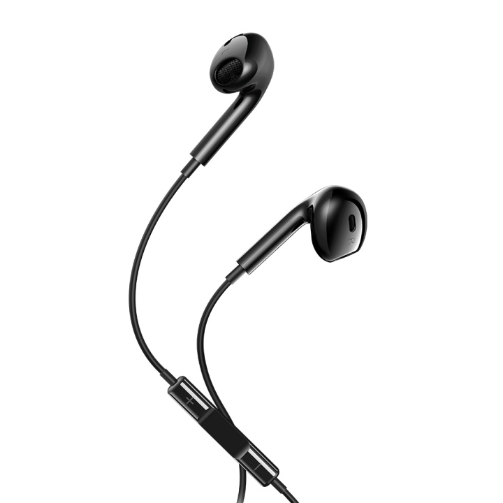 Maxlife wired earphones MXEP-04 USB-C black i gruppen HJEMMEELEKTRONIK / Lyd & billede / Hovedtelefoner & Tilbehør / Hovedtelefoner hos TP E-commerce Nordic AB (C48661)