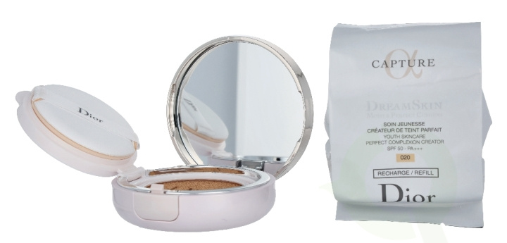 Dior Capture Totale Dreamskin Cushion SPF50 30 gr #020 - 2x15gr i gruppen SKØNHED & HELSE / Makeup / Makeup ansigt / Foundation hos TP E-commerce Nordic AB (C48710)