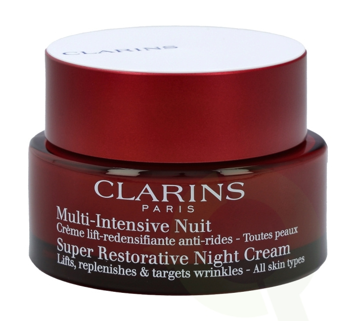 Clarins Super Restorative Night Cream 50 ml All Skin Types i gruppen SKØNHED & HELSE / Hudpleje / Ansigt / Natcreme hos TP E-commerce Nordic AB (C48813)