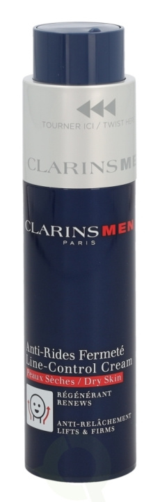 Clarins Men Line-Control Cream 50 ml Dry Skin i gruppen SKØNHED & HELSE / Hudpleje / Ansigt / Ansigtscreme hos TP E-commerce Nordic AB (C48821)