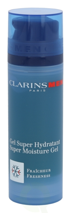 Clarins Men Super Moisture Gel Freshness 50 ml i gruppen SKØNHED & HELSE / Hudpleje / Ansigt / Ansigtscreme hos TP E-commerce Nordic AB (C48829)