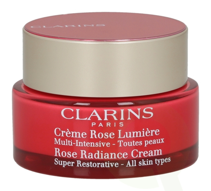 Clarins Super Restorative Rose Radiance Cream 50 ml All Skin Types i gruppen SKØNHED & HELSE / Hudpleje / Ansigt / Dagcreme hos TP E-commerce Nordic AB (C48834)
