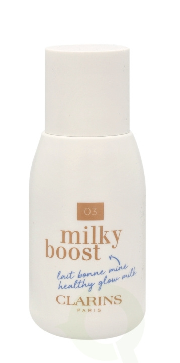 Clarins Milky Boost Skin-Perfecting Milk 50 ml #03 Milky Cashew - Healthy Gold & Hydration i gruppen SKØNHED & HELSE / Makeup / Makeup ansigt / Foundation hos TP E-commerce Nordic AB (C48870)