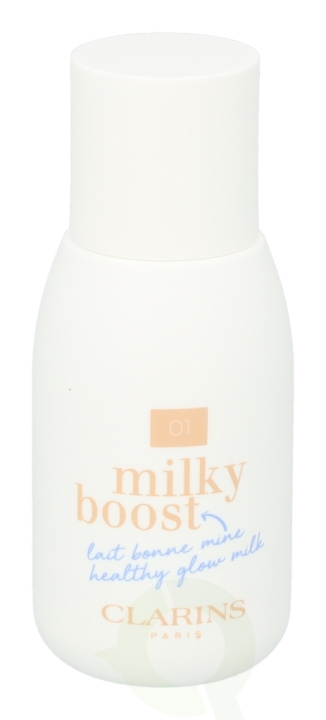 Clarins Milky Boost Skin-Perfecting Milk 50 ml #01 Milky Cream i gruppen SKØNHED & HELSE / Makeup / Makeup ansigt / Foundation hos TP E-commerce Nordic AB (C48871)