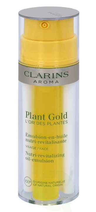 Clarins Plant Gold Nutri-Revitalizing Oil-Emulsion 35 ml All Skin Types i gruppen SKØNHED & HELSE / Hudpleje / Ansigt / Ansigtscreme hos TP E-commerce Nordic AB (C48877)