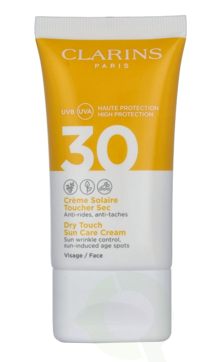 Clarins Dry Touch Sun Care Cream SPF30 50 ml Face , For All Skin Types i gruppen SKØNHED & HELSE / Hudpleje / Tanning / Solbeskyttelse hos TP E-commerce Nordic AB (C48895)