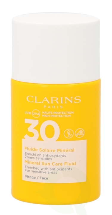 Clarins Mineral Sun Care Fluid SPF30 30 ml Face, For Sensitive Areas i gruppen SKØNHED & HELSE / Hudpleje / Tanning / Solbeskyttelse hos TP E-commerce Nordic AB (C48907)