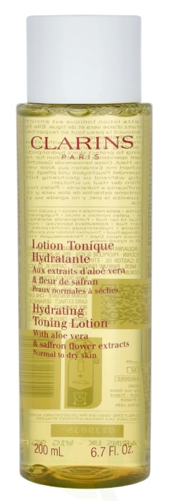 Clarins Hydrating Toning Lotion 200 ml Normal To Dry Skin i gruppen SKØNHED & HELSE / Hudpleje / Ansigt / Rengøring hos TP E-commerce Nordic AB (C48916)
