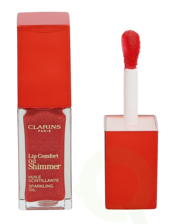 Clarins Lip Comfort Oil Shimmer 7 ml #07 Red Hot i gruppen SKØNHED & HELSE / Makeup / Læber / Lip gloss hos TP E-commerce Nordic AB (C48948)