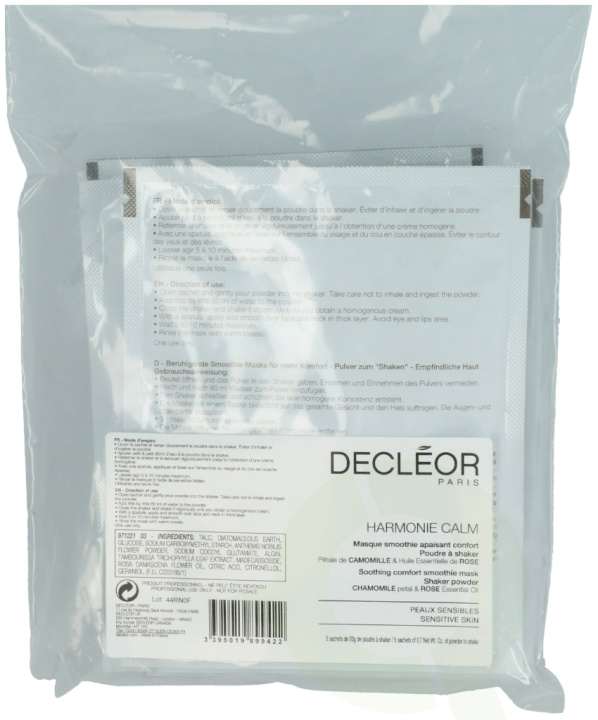 Decleor Harmonie Calm Pro Mask 100 gr 5x20gr i gruppen SKØNHED & HELSE / Hudpleje / Ansigt / Masker hos TP E-commerce Nordic AB (C49017)