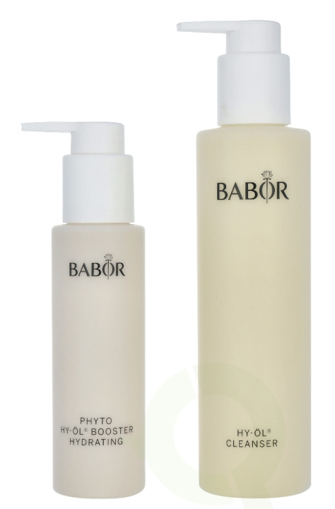 Babor Hy-Oil Cleanser & Phyto Hy-Oil Booster Hydrating Set 300 ml Cleansing Oil 200ml/Booster Hydrating 100ml - For Dry Skin i gruppen SKØNHED & HELSE / Gaveæske / Gaveæske til hende hos TP E-commerce Nordic AB (C49201)