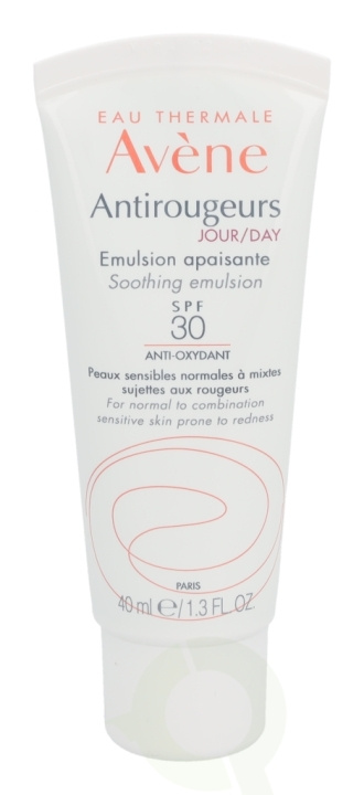 Avene Antirougeurs Soothing Emulsion Day Anti-Oxidant SPF30 40 ml Normal To Combination i gruppen SKØNHED & HELSE / Hudpleje / Ansigt / Ansigtscreme hos TP E-commerce Nordic AB (C49284)