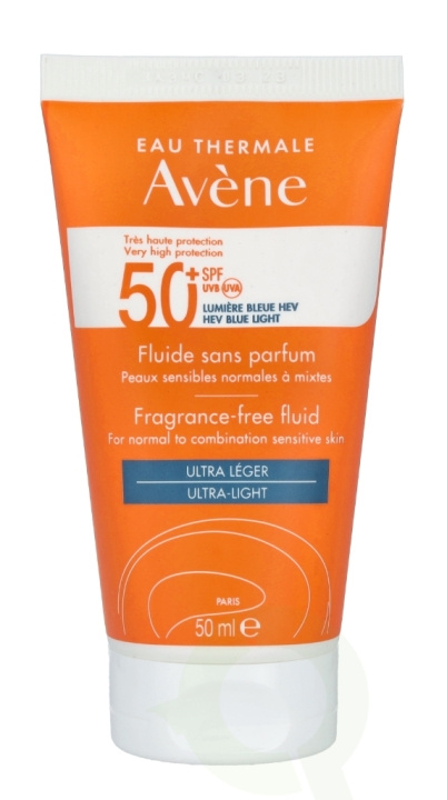 Avene High Protection Unscented Fluid SPF50+ 50 ml i gruppen SKØNHED & HELSE / Hudpleje / Tanning / Solbeskyttelse hos TP E-commerce Nordic AB (C49312)