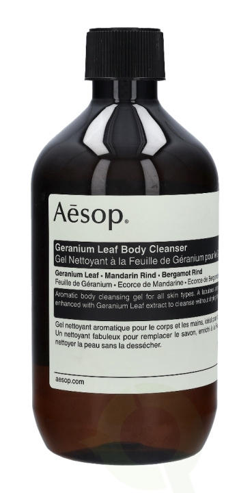 AESOP Geranium Leaf Body Cleanser 500 ml With Srew Cap i gruppen SKØNHED & HELSE / Hudpleje / Kropspleje / Bad & brusecreme hos TP E-commerce Nordic AB (C49332)