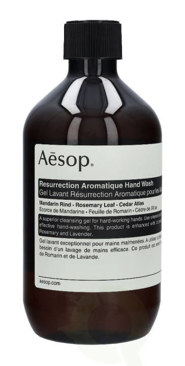 AESOP Resurrection Aromatique Hand Wash 500 ml With Screw Cap i gruppen SKØNHED & HELSE / Hudpleje / Kropspleje / Bad & brusecreme hos TP E-commerce Nordic AB (C49347)