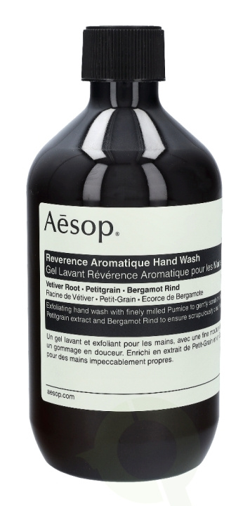 AESOP Reverence Aromatique Hand Wash 500 ml i gruppen SKØNHED & HELSE / Hudpleje / Kropspleje / Bad & brusecreme hos TP E-commerce Nordic AB (C49351)