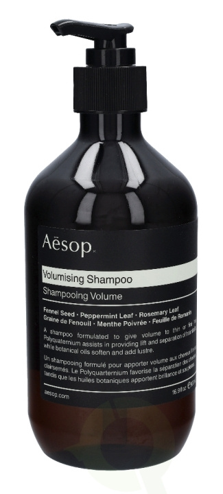 AESOP Volumising Shampoo 500 ml i gruppen SKØNHED & HELSE / Hår og styling / Hårpleje / Shampoo hos TP E-commerce Nordic AB (C49356)