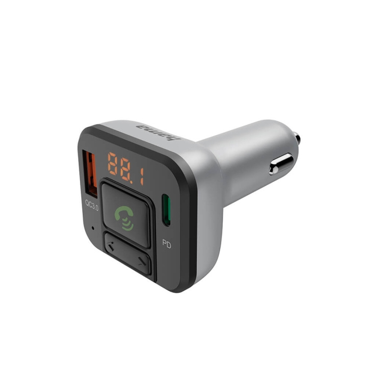 Hama FM-sender Bluetooth Håndfri USB-C PD/QC i gruppen BIL / Bil lyd & multimedia / FM-sender hos TP E-commerce Nordic AB (C49408)