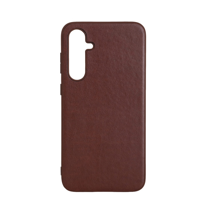 Buffalo Backcover PU Samsung S23 FE 5G Brown i gruppen SMARTPHONES & TABLETS / Mobil Beskyttelse / Samsung hos TP E-commerce Nordic AB (C49420)