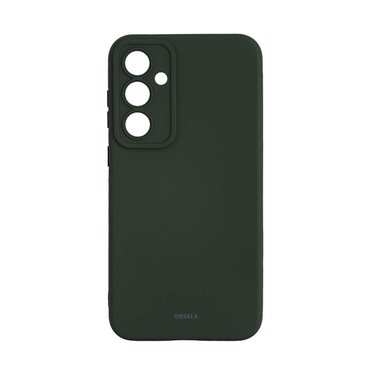 Onsala Backcover Sil Touch Samsung S23 FE 5G Olive Green i gruppen SMARTPHONES & TABLETS / Mobil Beskyttelse / Samsung hos TP E-commerce Nordic AB (C49429)