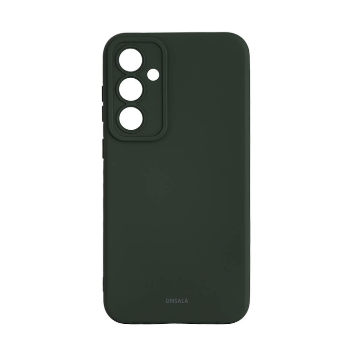 Onsala Backcover Sil Touch Samsung S23 FE 5G Olivengrøn i gruppen SMARTPHONES & TABLETS / Mobil Beskyttelse / Samsung hos TP E-commerce Nordic AB (C49429)