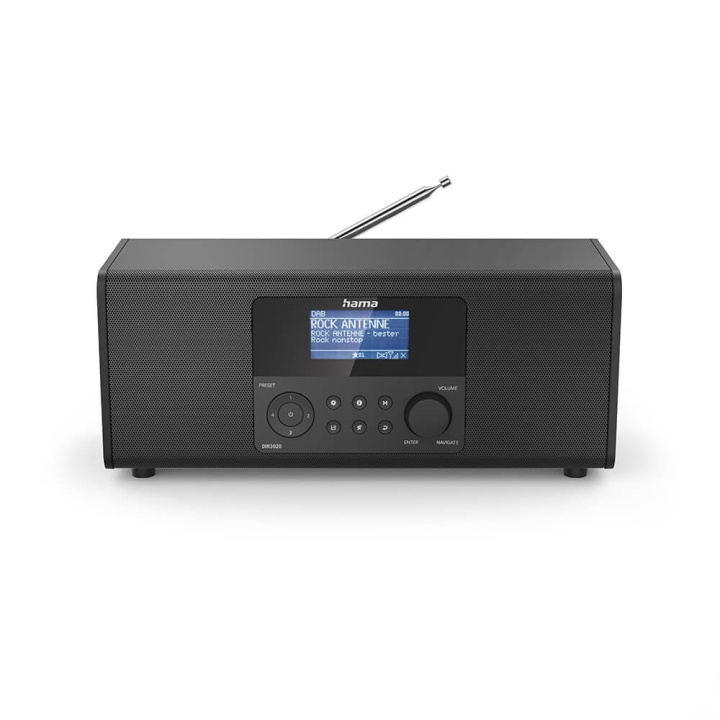 Hama Radio FM/DAB/DAB+/BT Internet DIR3020BT Black i gruppen HJEMMEELEKTRONIK / Lyd & billede / Hjemmebiograf, HiFi & Bærbar / Radio og vækkeure / Radio hos TP E-commerce Nordic AB (C49443)