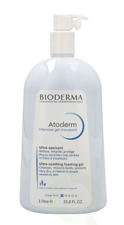 Bioderma Atoderm InteBioderma Atoderm Intensive Gel Moussant 1000 ml Very Dry, Irritated To Atopic Sensitive Skinnsive Gel Moussant 1000 ml i gruppen SKØNHED & HELSE / Hudpleje / Ansigt / Rengøring hos TP E-commerce Nordic AB (C49581)