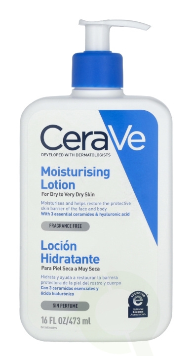 Cerave Moisturising Lotion 473 ml For Dry To Very Dry Skin/Fragrance Free i gruppen SKØNHED & HELSE / Hudpleje / Kropspleje / Body lotion hos TP E-commerce Nordic AB (C49608)