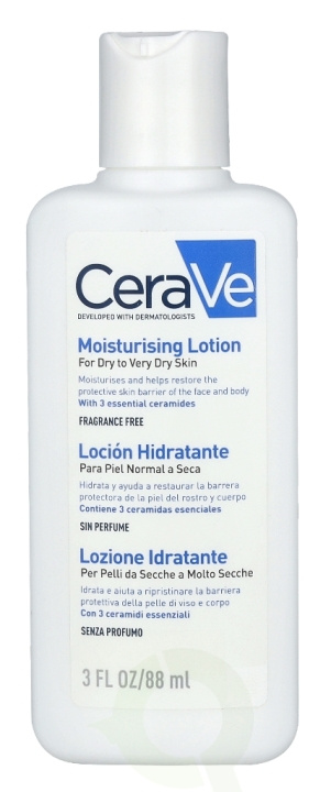 Cerave Moisturising Lotion 88 ml For Dry To Very Dry Skin i gruppen SKØNHED & HELSE / Hudpleje / Kropspleje / Body lotion hos TP E-commerce Nordic AB (C49609)