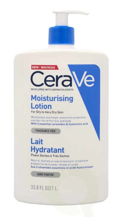 Cerave Moisturising Lotion 1000 ml For Dry To Very Dry Skin i gruppen SKØNHED & HELSE / Hudpleje / Kropspleje / Body lotion hos TP E-commerce Nordic AB (C49610)