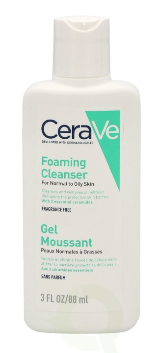 Cerave Foaming Cleanser 88 ml For Normal To Oily Skin i gruppen SKØNHED & HELSE / Hudpleje / Ansigt / Rengøring hos TP E-commerce Nordic AB (C49618)