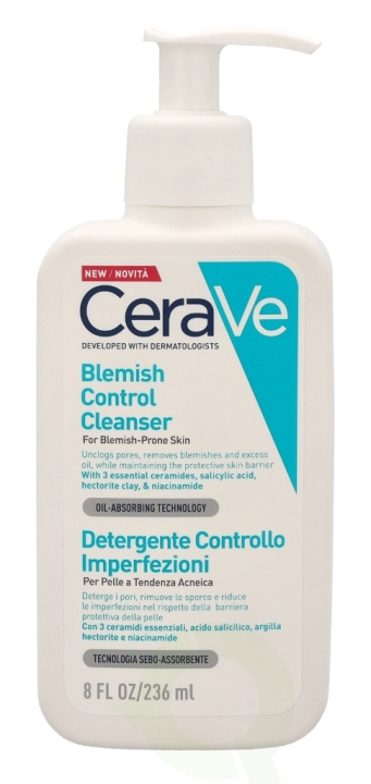 Cerave Blemish Control Cleanser 236 ml i gruppen SKØNHED & HELSE / Hudpleje / Ansigt / Rengøring hos TP E-commerce Nordic AB (C49629)
