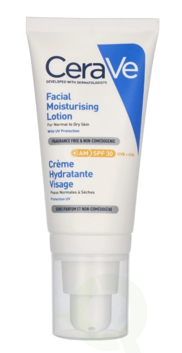 Cerave Moisturizing Face Cream SPF30 52 ml i gruppen SKØNHED & HELSE / Hudpleje / Ansigt / Dagcreme hos TP E-commerce Nordic AB (C49632)