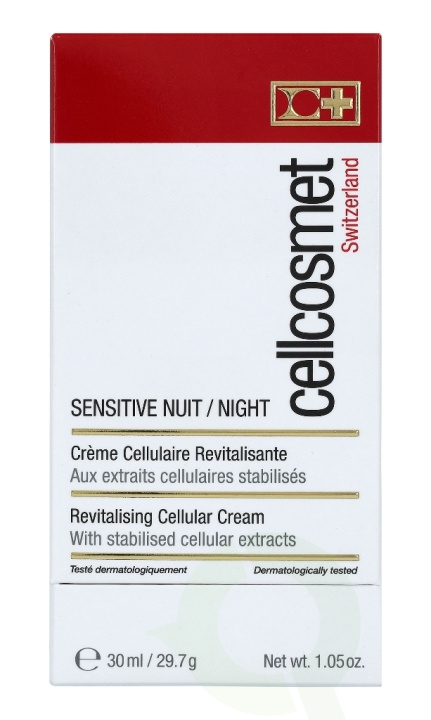 Cellcosmet Sensitive Night Cream 30 ml i gruppen SKØNHED & HELSE / Hudpleje / Ansigt / Natcreme hos TP E-commerce Nordic AB (C49762)