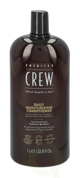 American Crew Daily Moisturizing Conditioner 1000 ml 91% Naturally Vegan i gruppen SKØNHED & HELSE / Hår og styling / Hårpleje / Balsam hos TP E-commerce Nordic AB (C49853)