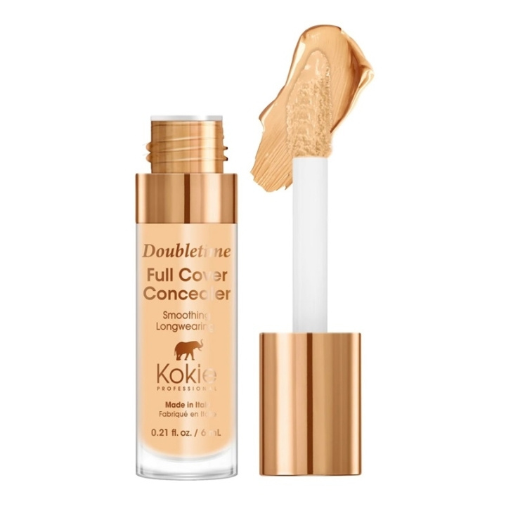Kokie Cosmetics Kokie Doubletime Full Cover Concealer - 101 Medium Golden i gruppen SKØNHED & HELSE / Makeup / Makeup ansigt / Concealer hos TP E-commerce Nordic AB (C49869)