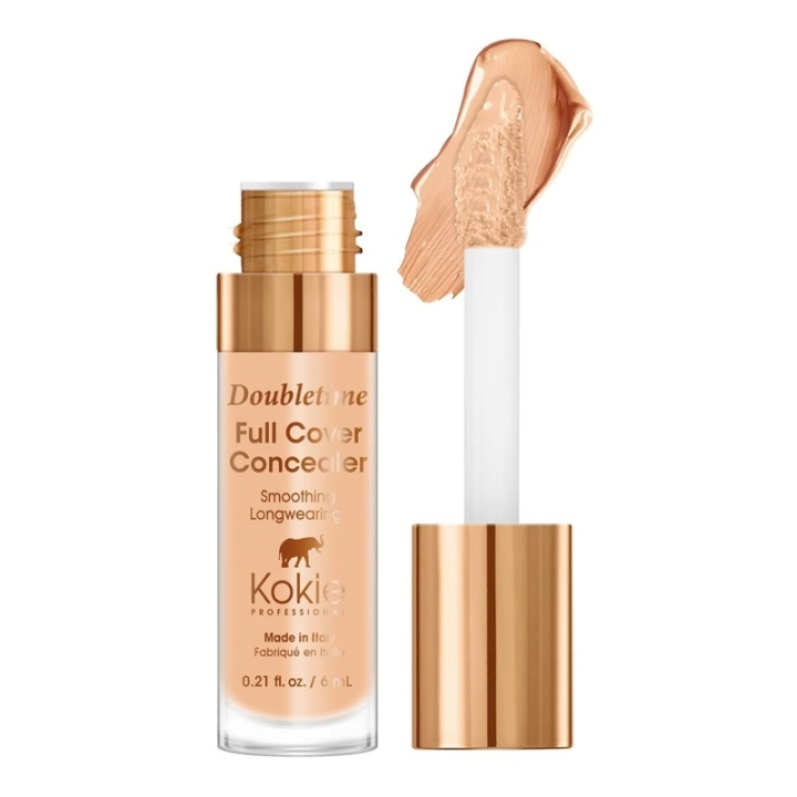 Kokie Cosmetics Kokie Doubletime Full Cover Concealer - 110 Medium Honey i gruppen SKØNHED & HELSE / Makeup / Makeup ansigt / Concealer hos TP E-commerce Nordic AB (C49871)