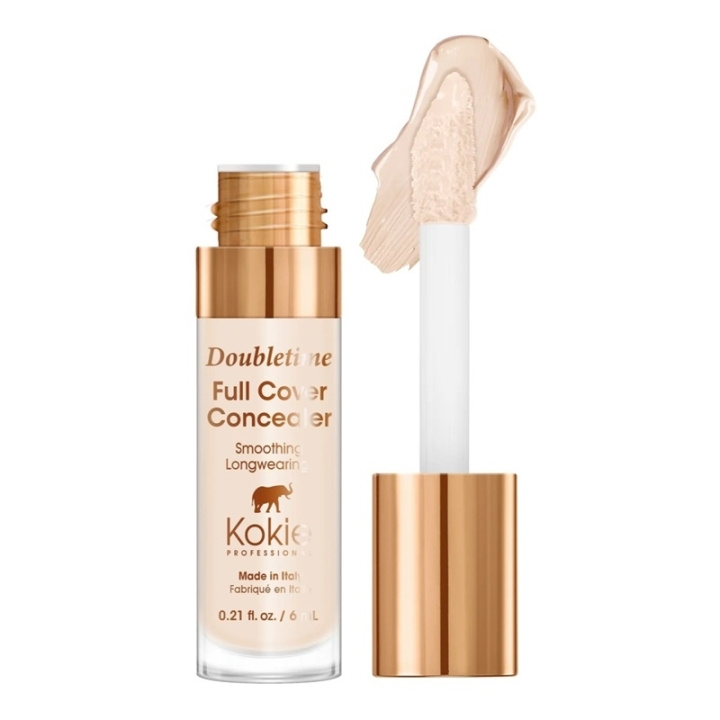 Kokie Cosmetics Kokie Doubletime Full Cover Concealer - 107 Fair Ivory i gruppen SKØNHED & HELSE / Makeup / Makeup ansigt / Concealer hos TP E-commerce Nordic AB (C49873)