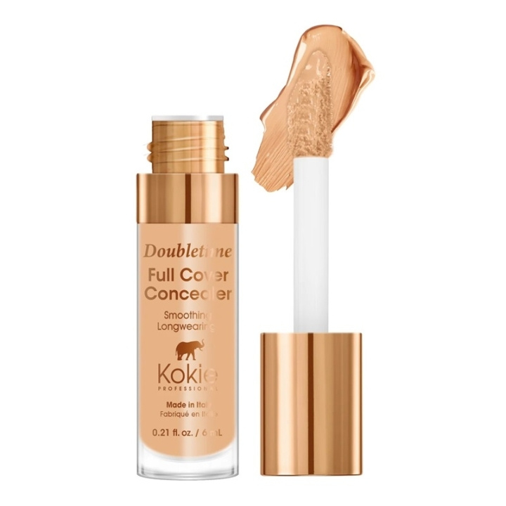Kokie Cosmetics Kokie Doubletime Full Cover Concealer - 111 Medium Beige i gruppen SKØNHED & HELSE / Makeup / Makeup ansigt / Concealer hos TP E-commerce Nordic AB (C49875)