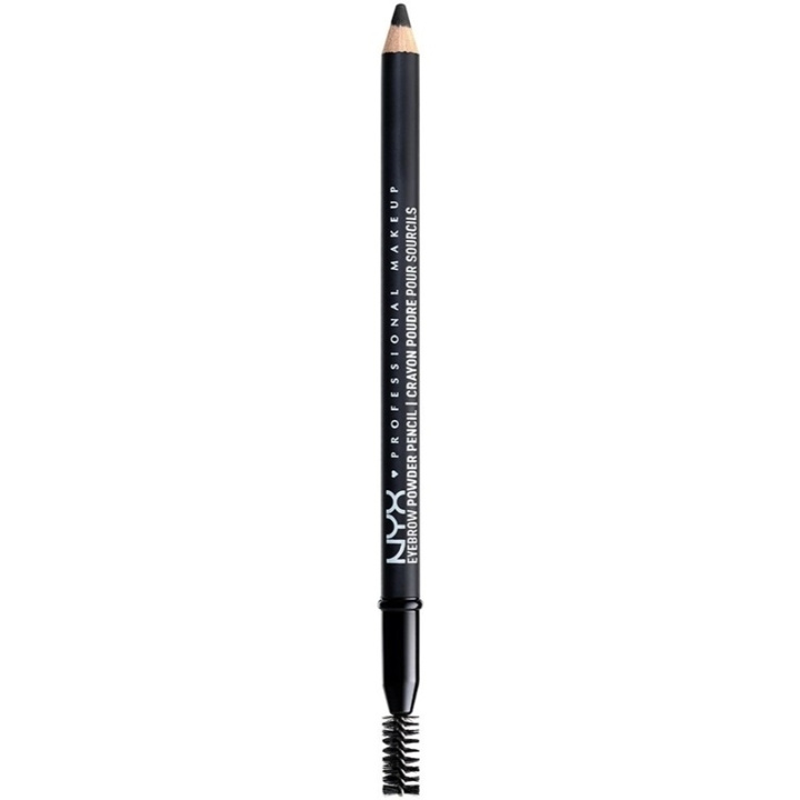 NYX PROF. MAKEUP Eyebrow Powder Pencil - Black i gruppen SKØNHED & HELSE / Makeup / Øjne og øjenbryn / Øjenbryn pen hos TP E-commerce Nordic AB (C49880)