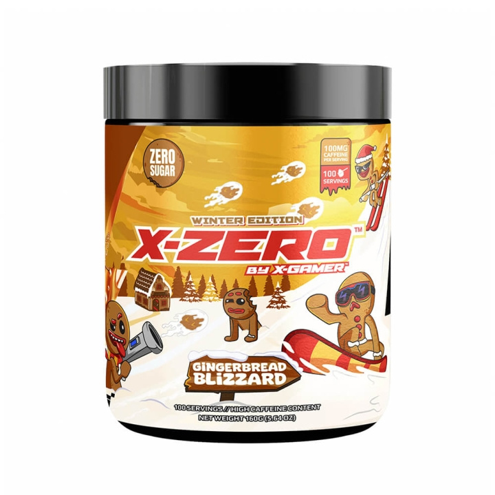 X-GAMER X-Zero 160 gram Gingerbread i gruppen COMPUTERTILBEHØR / GAMING / Energidrikke for gamere hos TP E-commerce Nordic AB (C49931)